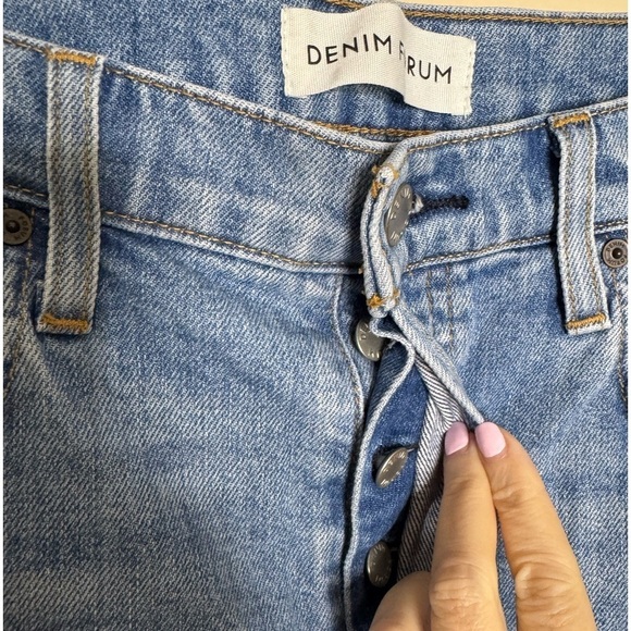 Denim Forum Aritizia The Arlo High Rise Straight Jeans - Picture 4 of 8